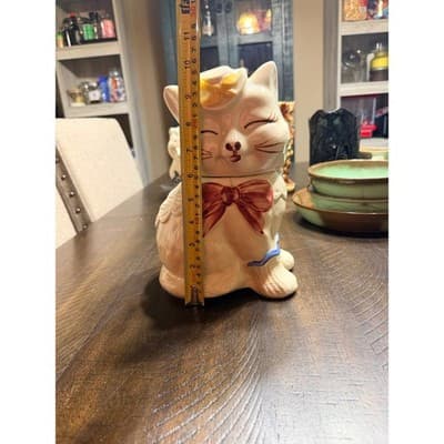 Shawnee Pottery Vintage Puss 'n Boots Ceramic Cat Cookie Jar USA - Thumbnail 15