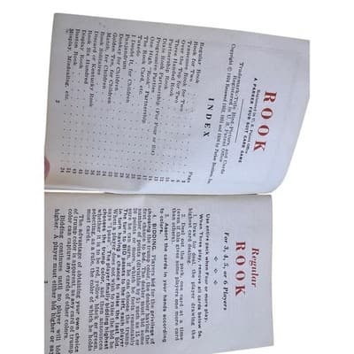Vintage Rook Club Card Game Complete in Box w Instructions Extras 1957 - Thumbnail 6