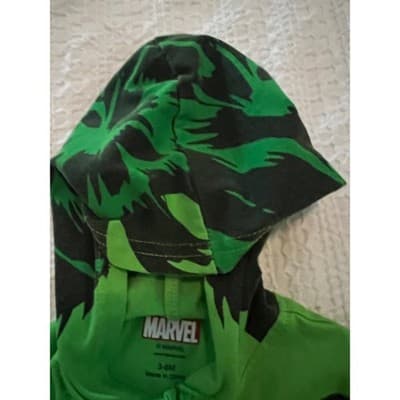 EUC Marvel Incredible Hulk Infant Onepiece Zipper Outfit - Thumbnail 5