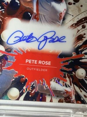 GRADE 10 2024 Wild Card Splat PETE ROSE AUTOGRAPH Baseball Card 1/1 MLB Rare - Thumbnail 12