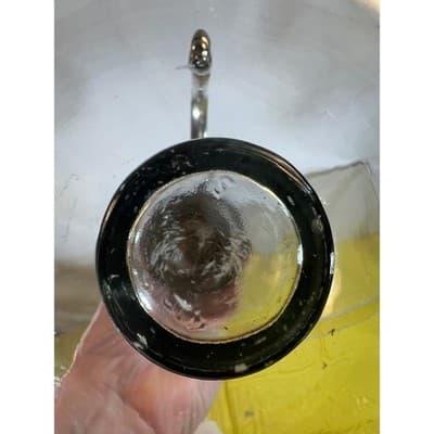 Vintage Corning Glass Carafe Ornate Silver-plated Handle Lid Chiller Stunning - Thumbnail 18