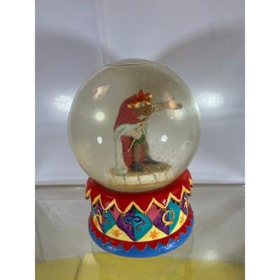 Vintage Disney Enesco Hunchback Notre Dame Quasimodo Jester Snow Globe Musical - Thumbnail 7