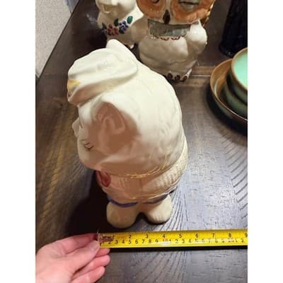 Shawnee Pottery Vintage Puss 'n Boots Ceramic Cat Cookie Jar USA - Thumbnail 17