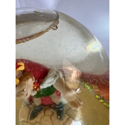 Vintage Disney Enesco Hunchback Notre Dame Quasimodo Jester Snow Globe Musical - Thumbnail 11