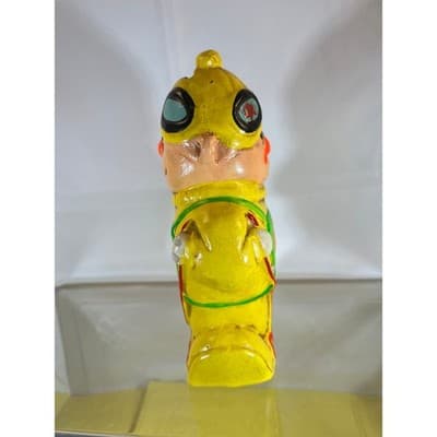 Rare Vintage Happy Sad Skier Ceramic Retro 60s 70s Figure Clown Bank - Thumbnail 6