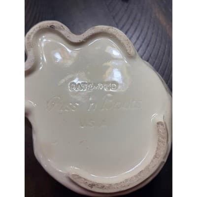 Shawnee Pottery Vintage Puss 'n Boots Ceramic Cat Cookie Jar USA - Thumbnail 10