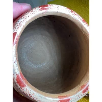 EUC Pottery MUG Iguana Carved Handcraft Vintage Ceramic Handcarved - Thumbnail 11
