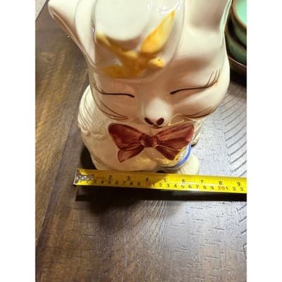 Shawnee Pottery Vintage Puss 'n Boots Ceramic Cat Cookie Jar USA - Thumbnail 16