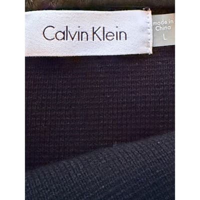 Calvin Klein Women's Pencil Knee Length Straight Career Skirt Black L - Thumbnail 13