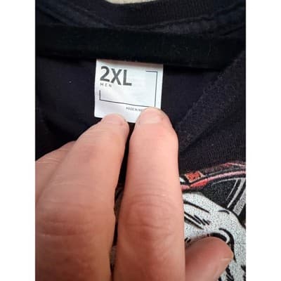 Grandaddy Saurus Men's Dinosaur Graphic Crew Neck Short Sleeve T Shirt Black 2XL - Thumbnail 2