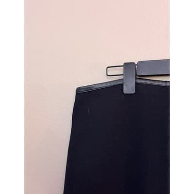 Calvin Klein Women's Pencil Knee Length Straight Career Skirt Black L - Thumbnail 12