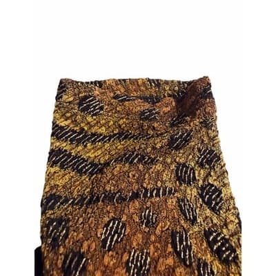 Soft Works Women’s Dress Animal Print Long Sleeve Top Brown XXL V-neck Blouse - Thumbnail 9