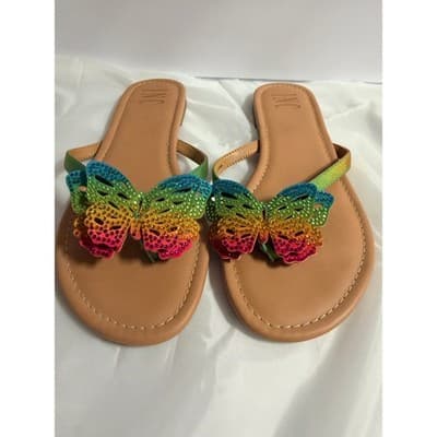 I.N.C. International Concepts Women's Marsha Butterfly Flip-Flop Sandals 8M