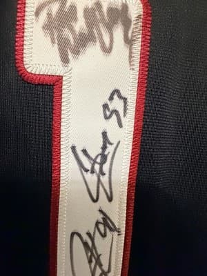 Larry Fitzgerald Multiple Players Team Autographed Arizona Cardinals Jersey #11 - Thumbnail 14
