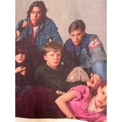 The Breakfast Club 1980 Movie Graphic Crew Neck Short Sleeve T-Shirt White L - Thumbnail 6