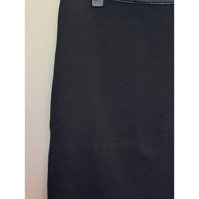 Calvin Klein Women's Pencil Knee Length Straight Career Skirt Black L - Thumbnail 4