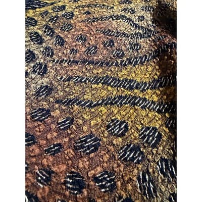 Soft Works Women’s Dress Animal Print Long Sleeve Top Brown XXL V-neck Blouse - Thumbnail 7