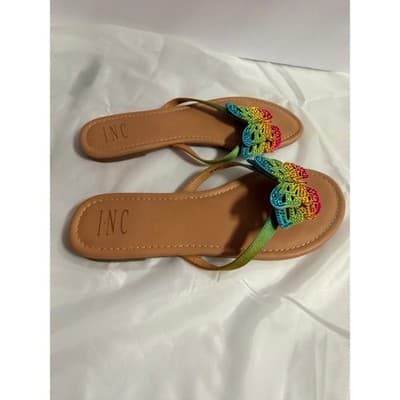 I.N.C. International Concepts Women's Marsha Butterfly Flip-Flop Sandals 8M - Thumbnail 7