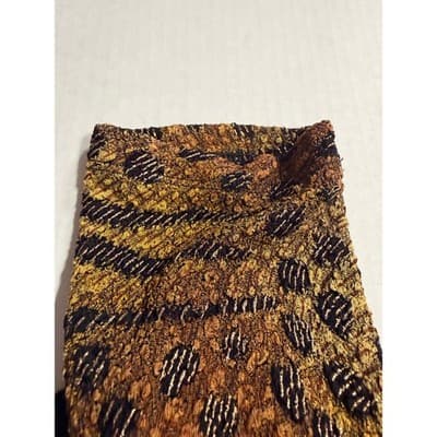 Soft Works Women’s Dress Animal Print Long Sleeve Top Brown XXL V-neck Blouse - Thumbnail 10