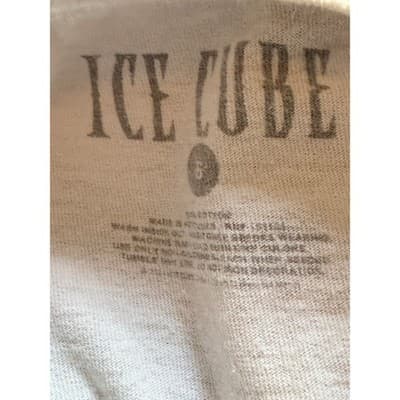 ICE CUBE Men's Crew Neck Pull On Short Sleeve Graphic Print T Shirt White S - Thumbnail 11