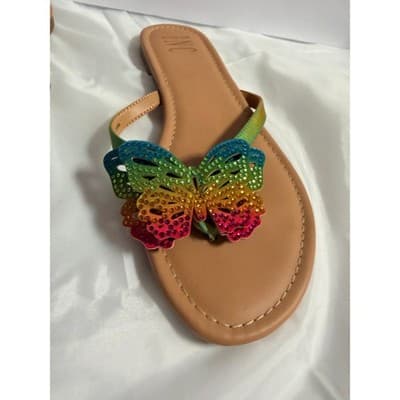 I.N.C. International Concepts Women's Marsha Butterfly Flip-Flop Sandals 8M - Thumbnail 5