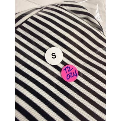 Rolla Coaster Bodice One Piece Stripes Bodysuit White Black Small Keyhole Neck - Thumbnail 10