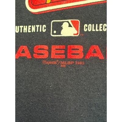 Majestic Atlanta Braves MLB Authentic Collection T-Shirt Blue Baseball Men’s XL - Thumbnail 8