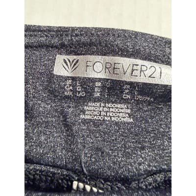 Forever 21 Women’s Athletic Workout Shorts Black Teal Stripe Size Large - Thumbnail 5