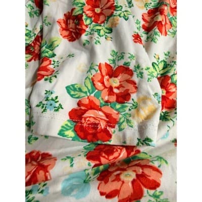Pioneer Woman Vneck Floral Spring Summer Long Sleeve Top Blouse XL - Thumbnail 6