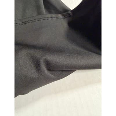 7DAY WKND Night Gown Fur Trim Slip Lingerie Black Medium NWOT - Thumbnail 5