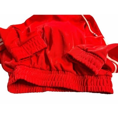 Fashion Nova Tennis Glam Set Two Piece Jogger Hoodie Pants Set Red White XS NWT - Thumbnail 10