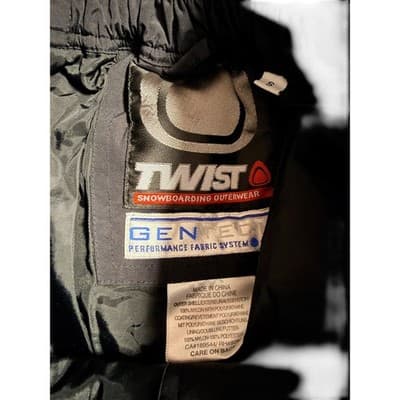 Twist Women's Snowboarding Adjustable Waist Pants Black Size Small EUC - Thumbnail 8