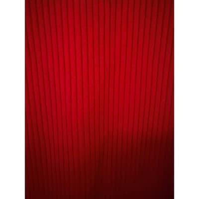 A New Day Sleeveless Ribbed-Knit Polo Top XL Red Button Up Collared Stretch - Thumbnail 10
