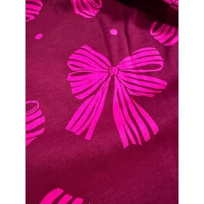 NWT Wonder Nation Girls Long Sleeve Casual Play Dress Hot Pink Large (10-12) - Thumbnail 10