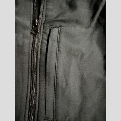 Landau Forward Womens 3 Pocket Scrub Jacket Black Medium Full Zip Front NWT - Thumbnail 8