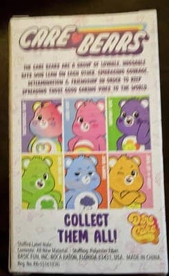 Care Bears Micro Teenies Cheer Bear Mini Plush 3 Inch Pink Rainbow Toy NEW NIB - Thumbnail 2