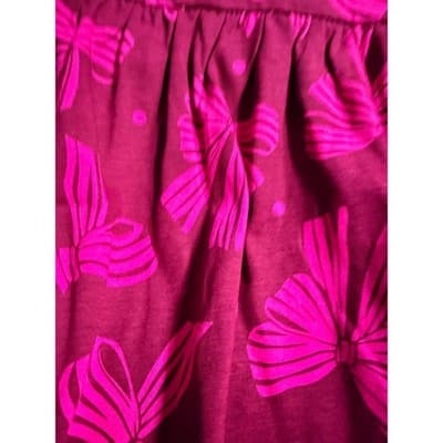 NWT Wonder Nation Girls Long Sleeve Casual Play Dress Hot Pink Large (10-12) - Thumbnail 11
