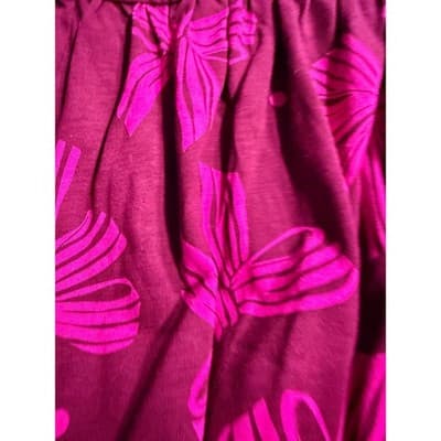 NWT Wonder Nation Girls Long Sleeve Casual Play Dress Hot Pink Large (10-12) - Thumbnail 4