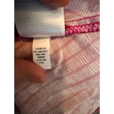 Old Navy Fit & Flare Cami Mini Dress XL Pink Stripe Slim Fit A-Line Sleeveless - Thumbnail 14