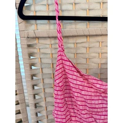 Old Navy Fit & Flare Cami Mini Dress XL Pink Stripe Slim Fit A-Line Sleeveless - Thumbnail 5