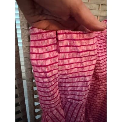 Old Navy Fit & Flare Cami Mini Dress XL Pink Stripe Slim Fit A-Line Sleeveless - Thumbnail 10