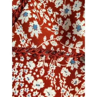 SHEIN Women’s Plus Floral Spring Summer Long Sleeve Button Down Top Red 3XL - Thumbnail 8