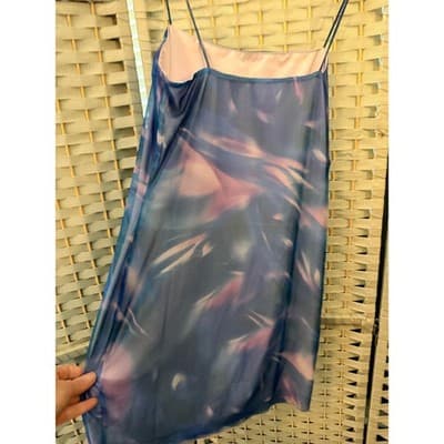 Superdown Jasper Glove Mini Dress M Purple Square Neckline Sleeveless - Thumbnail 9