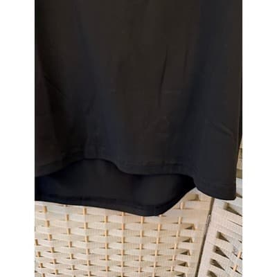 MISIFI Women's Square Neck Ruched Puff Short Sleeve Casual Blouse Black M - Thumbnail 4