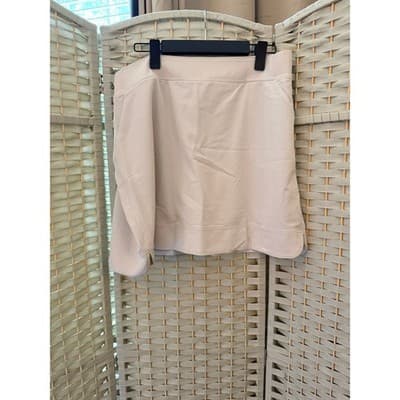 32 Degrees Cool Ladies Athletic Tennis Skort Beige XL NWT Pull On Style - Thumbnail 2