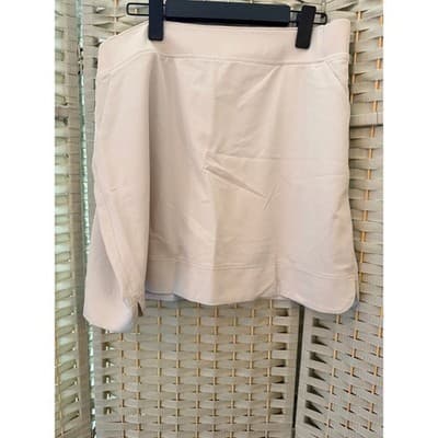 32 Degrees Cool Ladies Athletic Tennis Skort Beige XL NWT Pull On Style - Thumbnail 4