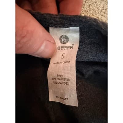 90 Degrees Twist Front Hemline Tank Top S Gray Cropped Crew Neckline Sleeveless - Thumbnail 9