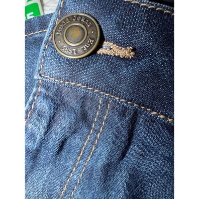 MUDD Women's Utility Mini Skirt Junior 15 Dark Blue Mid Rise Cargo Pocket - Thumbnail 14