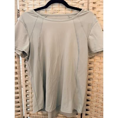 Spyder Active Women's Short Sleeve Active Top Mint Green L Relaxed Athletic Fit - Thumbnail 4