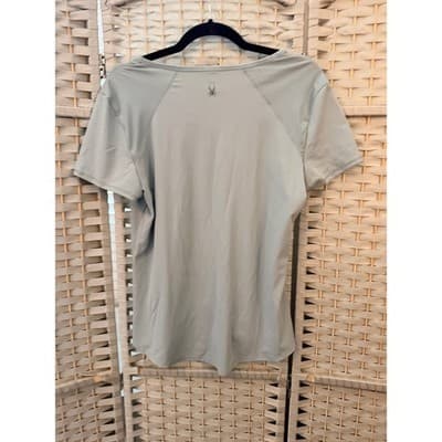 Spyder Active Women's Short Sleeve Active Top Mint Green L Relaxed Athletic Fit - Thumbnail 9
